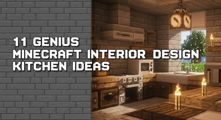 11 Genius Minecraft Interior Design Kitchen Ideas
