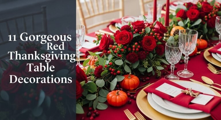 11 Gorgeous Red Thanksgiving Table Decorations for [year]