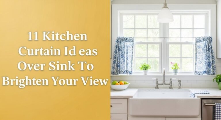 11 Kitchen Curtain Ideas Over Sink To Brighten Your View