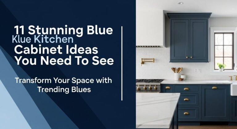 11 Stunning Blue Kitchen Cabinet Ideas You Need To See