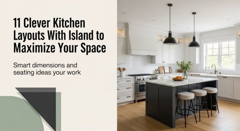 11 Clever Kitchen Layouts With Island To Maximize Your Space 8 11 Clever Kitchen Layouts With Island to Maximize Your Space