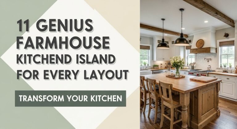 11 Genius Farmhouse Kitchen Island Ideas For Every Layout [year]