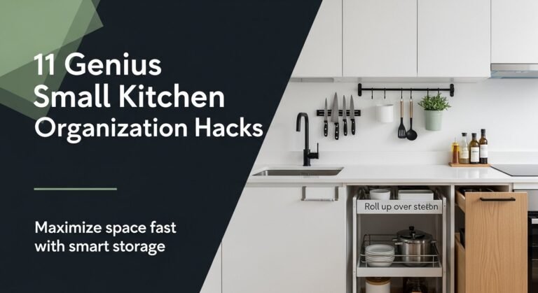 11 Genius Small Kitchen Organization Hacks for [year]