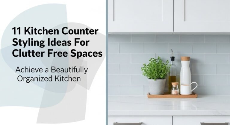 11 Kitchen Counter Styling Ideas For Clutter Free Spaces [year]