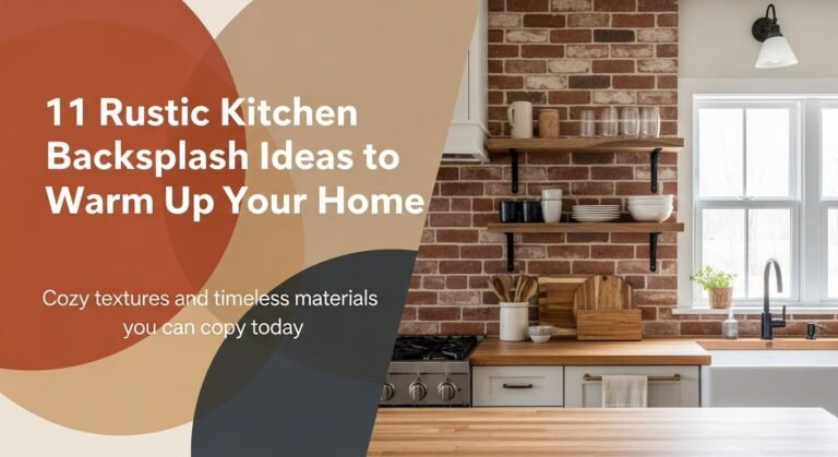 11 Rustic Kitchen Backsplash Ideas to Warm Up Your Home [year]