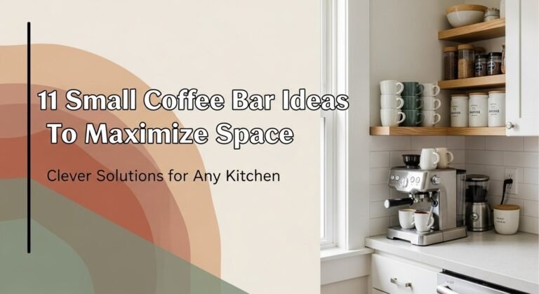 11 Small Coffee Bar Ideas To Maximize Space [year]