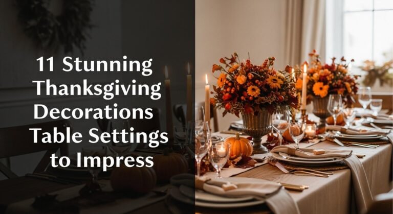 11 Stunning Thanksgiving Decorations Table Settings to Impress [year]