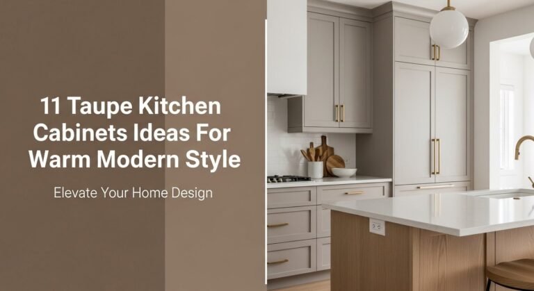 11 Taupe Kitchen Cabinets Ideas For Warm Modern Style [year]
