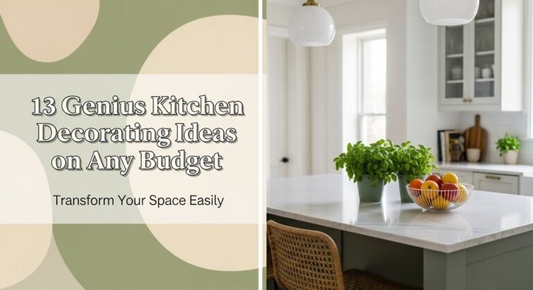 13 Genius Kitchen Decorating Ideas on Any Budget [year]
