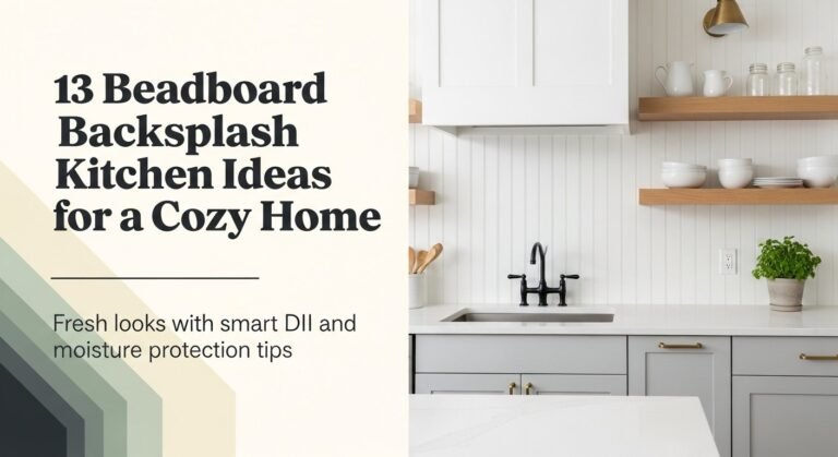 13 Beadboard Backsplash Kitchen Ideas for a Cozy Home [year]