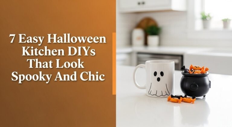 7 Easy Halloween Kitchen DIYs That Look Spooky And Chic