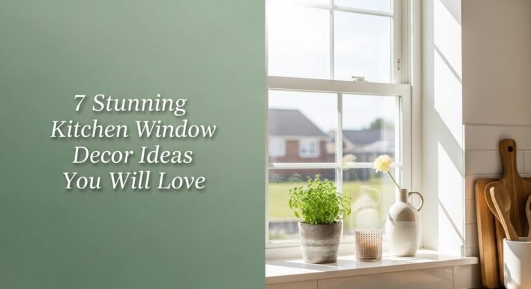 7 Stunning Kitchen Window Decor Ideas You Will Love