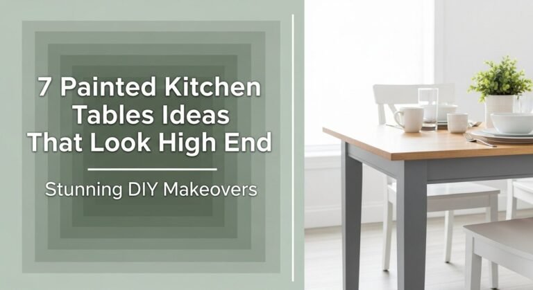 7 Painted Kitchen Tables Ideas That Look High End In [year]