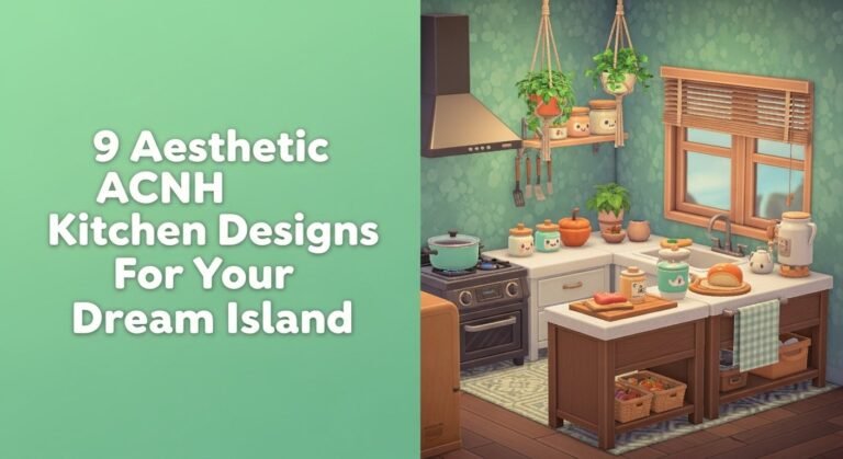 9 Aesthetic ACNH Kitchen Designs For Your Dream Island