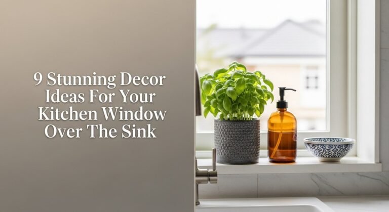 9 Stunning Decor Ideas For Your Kitchen Window Over The Sink