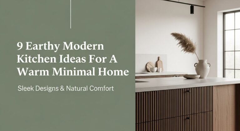 9 Earthy Modern Kitchen Ideas For A Warm Minimal Home [year]