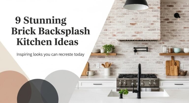 9 Stunning Brick Backsplash Kitchen Ideas for [year]
