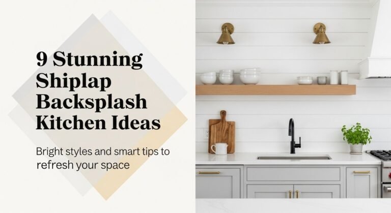 9 Stunning Shiplap Backsplash Kitchen Ideas for [year]