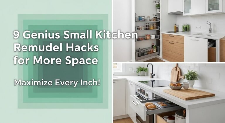 9 Genius Small Kitchen Remodel Hacks for More Space