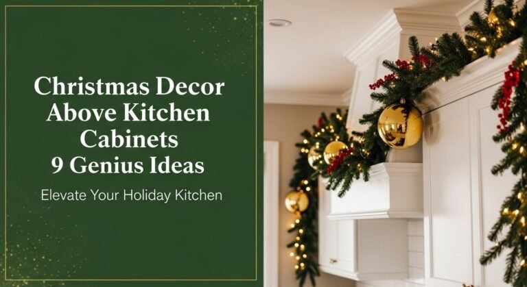 Christmas Decor Above Kitchen Cabinets 9 Genius Ideas [year]
