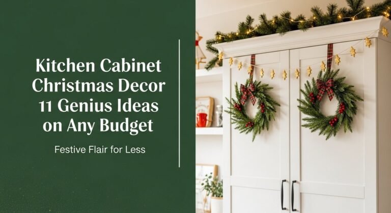 Kitchen Cabinet Christmas Decor 11 Genius Ideas on Any Budget [year]
