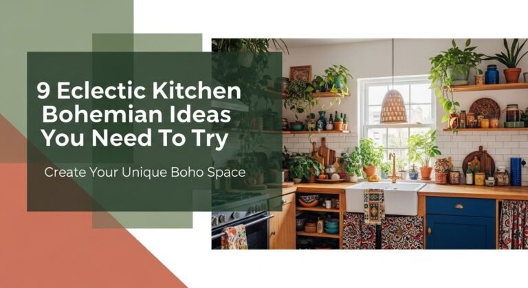 9 Eclectic Kitchen Bohemian Ideas You Need To Try [year]