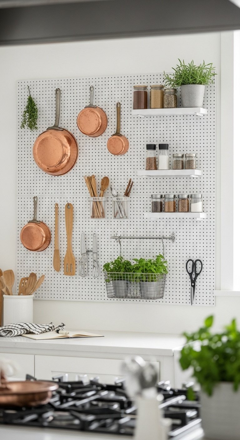 Efficient small kitchen organization showing smart storage and decluttering techniques