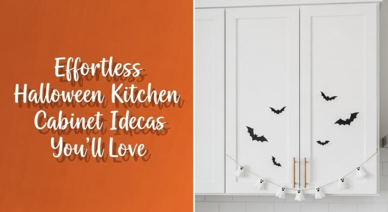 Effortless Halloween Kitchen Cabinet Decor Ideas You'll Love