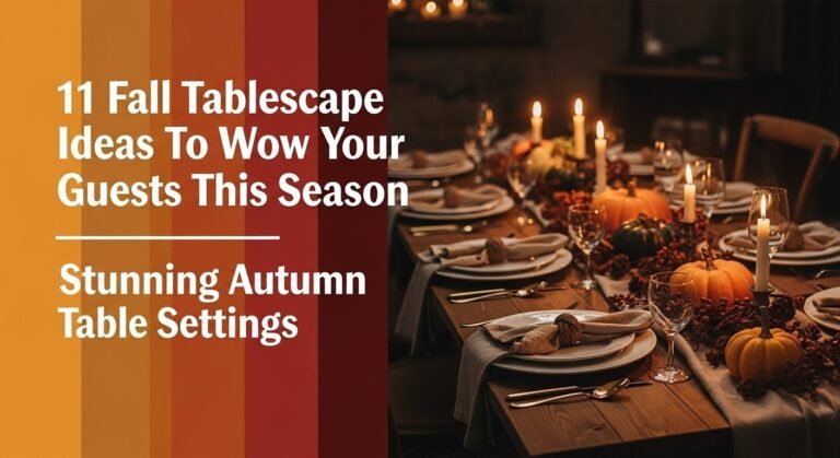 11 Fall Tablescape Ideas To Wow Your Guests This Season 5 11 Fall Tablescape Ideas To Wow Your Guests This Season