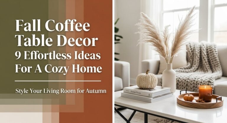 Fall Coffee Table Decor 9 Effortless Ideas For A Cozy Home [year]