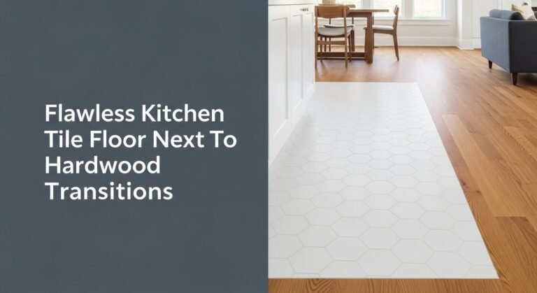 Flawless Kitchen Tile Floor Next To Hardwood Transitions