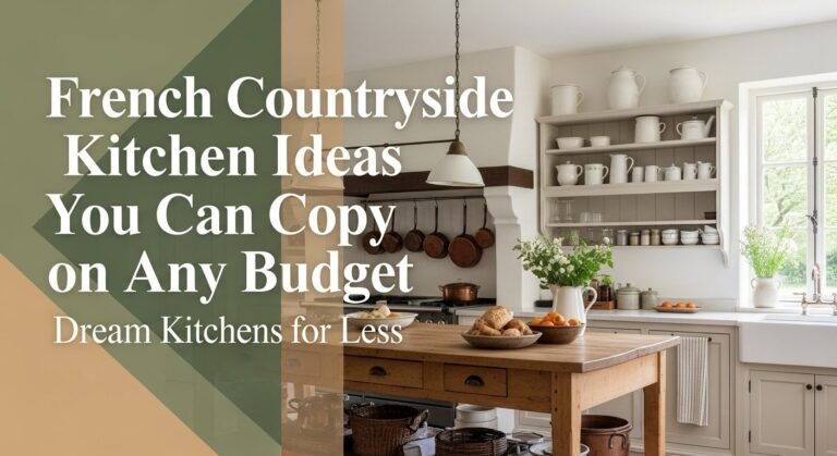 French Countryside Kitchen Ideas You Can Copy On Any Budget 3 French Countryside Kitchen Ideas You Can Copy on Any Budget