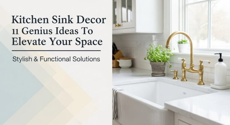 Kitchen Sink Decor 11 Genius Ideas To Elevate Your Space [year]
