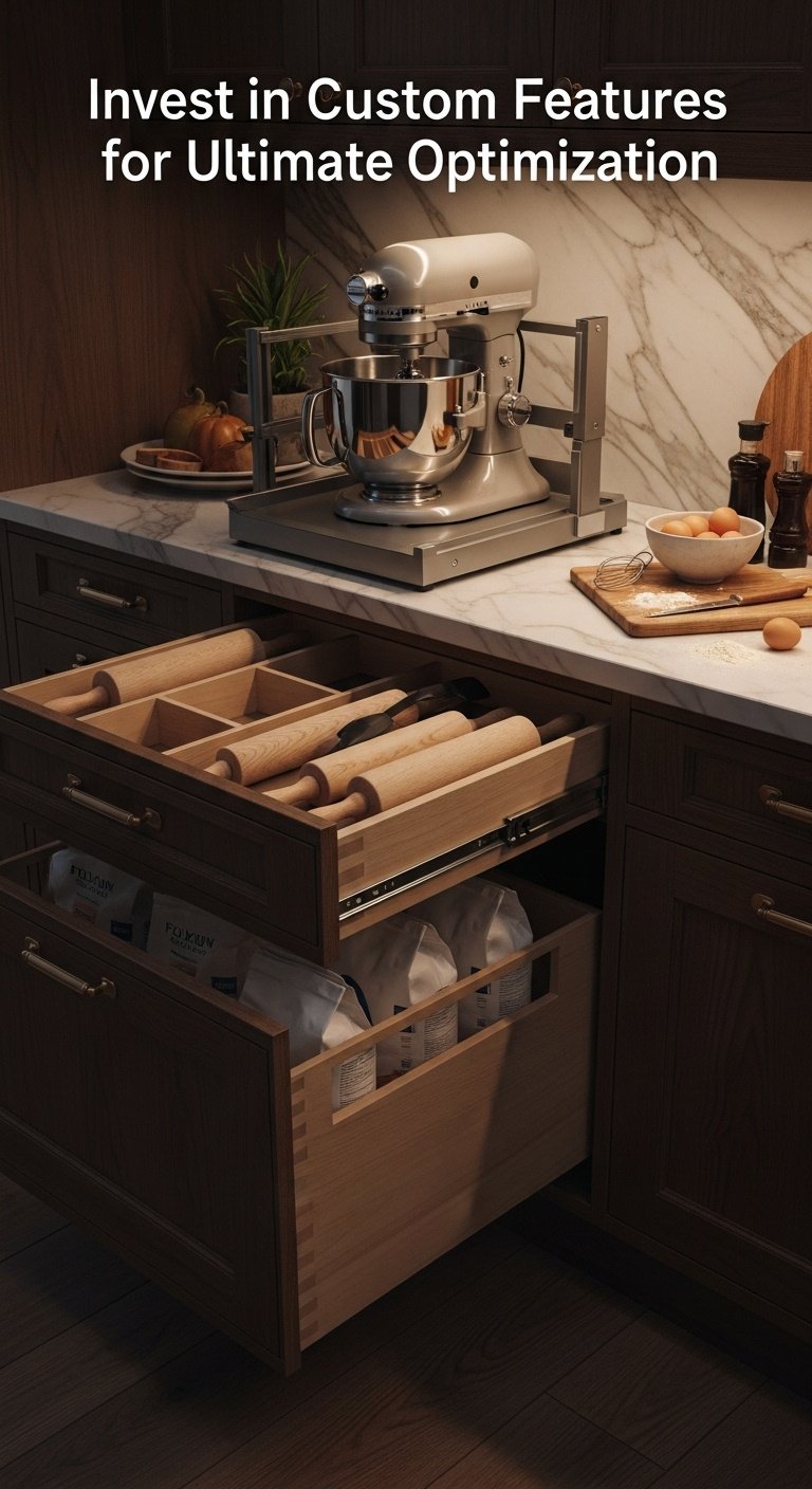 Kitchen cabinet organization ideas featuring a well organized pantry and cooking essentials