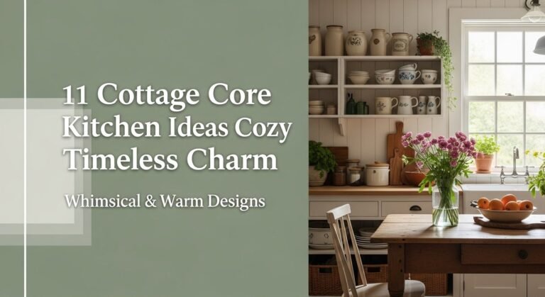 11 Cottage Core Kitchen Ideas for Cozy Timeless Charm