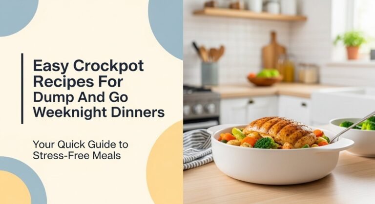 Easy Crockpot Recipes For Dump And Go Weeknight Dinners [year]