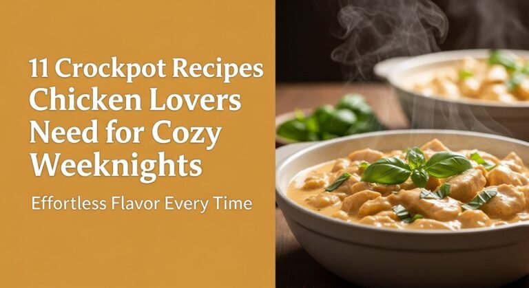 11 Crockpot Recipes Chicken Lovers Need for Cozy Weeknights [year]