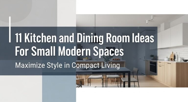 11 Kitchen And Dining Room Ideas For Small Modern Spaces 1 11 Kitchen and Dining Room Ideas For Small Modern Spaces