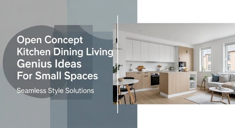 Open Concept Kitchen Dining Living Room Genius Ideas For Small Spaces