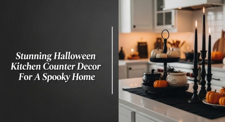 Stunning Halloween Kitchen Counter Decor For A Spooky Home