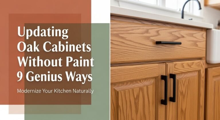 Updating Oak Cabinets Without Paint 9 Genius Ways [year]