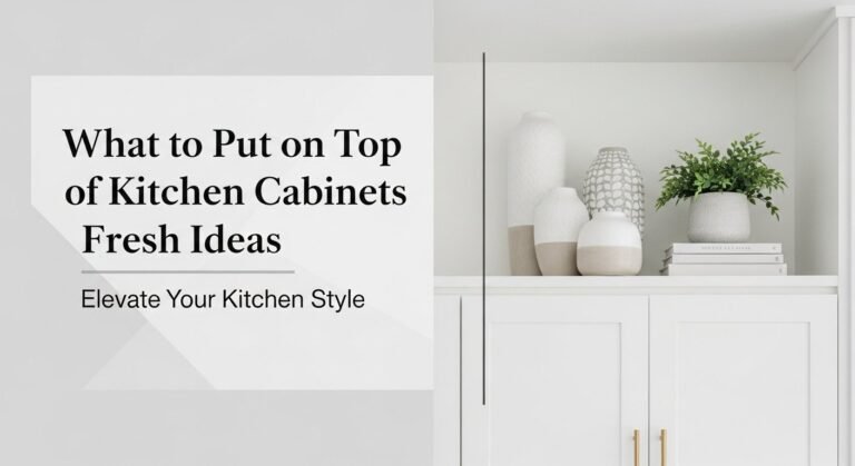 What to Put on Top of Kitchen Cabinets Fresh Ideas in [year]