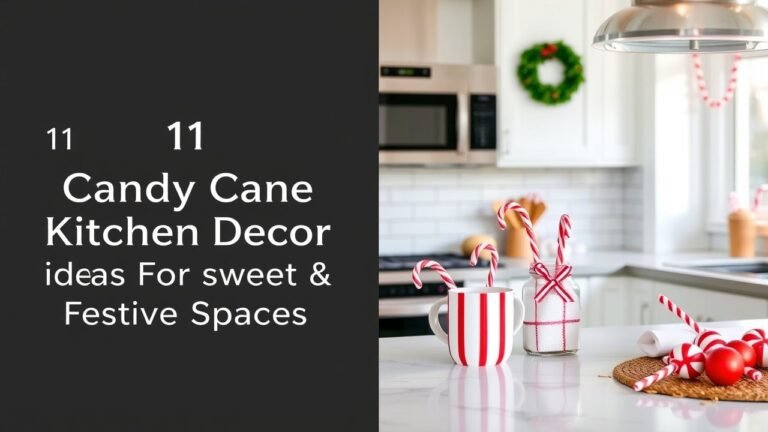 11 Candy Cane Kitchen Decor Ideas For Sweet & Festive Spaces [year]