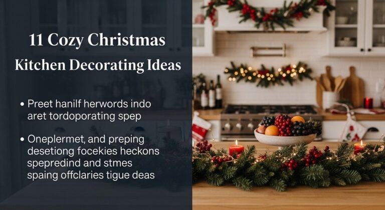 11 Cozy Christmas Kitchen Decorating Ideas For [year]