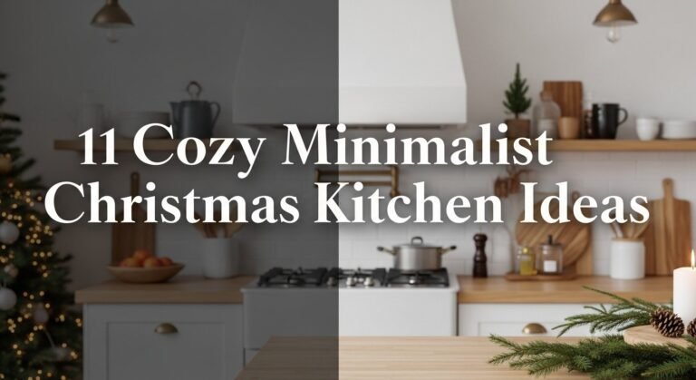 11 Cozy Minimalist Christmas Kitchen Ideas for [year]