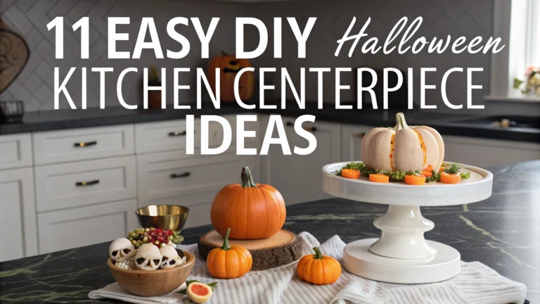 11 Easy DIY Halloween Kitchen Centerpiece Ideas