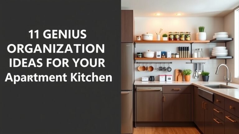 11 Genius Organization Ideas for Your Apartment Kitchen [year]
