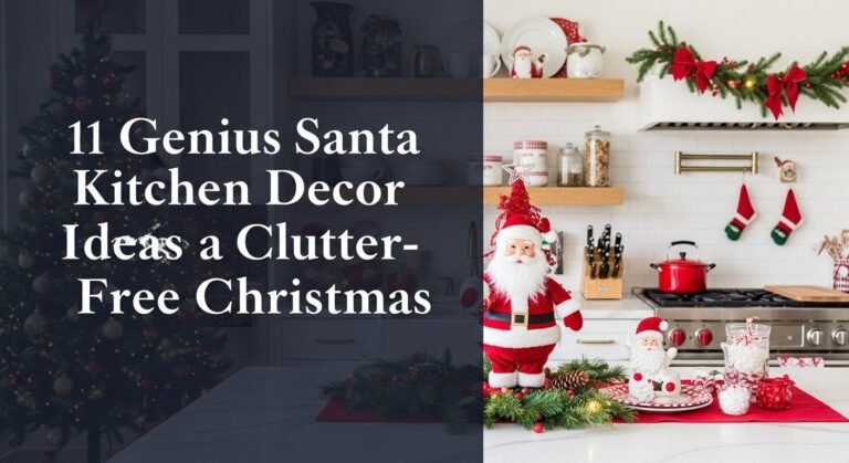 11 Genius Santa Kitchen Decor Ideas For A Clutter-Free Christmas 1 11 Genius Santa Kitchen Decor Ideas for a Clutter-Free Christmas