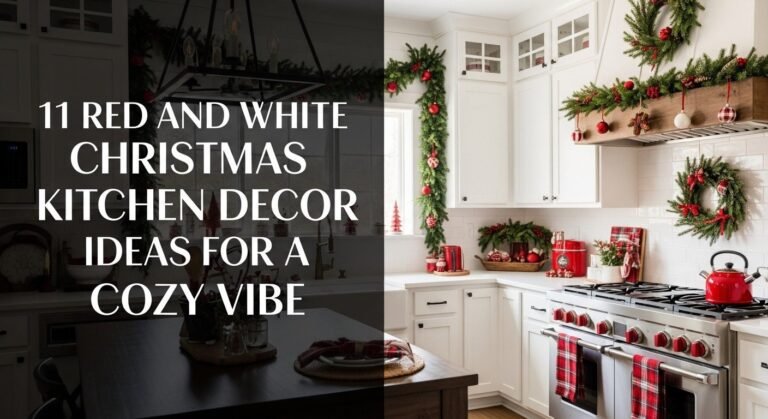 11 Red And White Christmas Kitchen Decor Ideas For A Cozy Vibe 2 11 Red and White Christmas Kitchen Decor Ideas for a Cozy Vibe