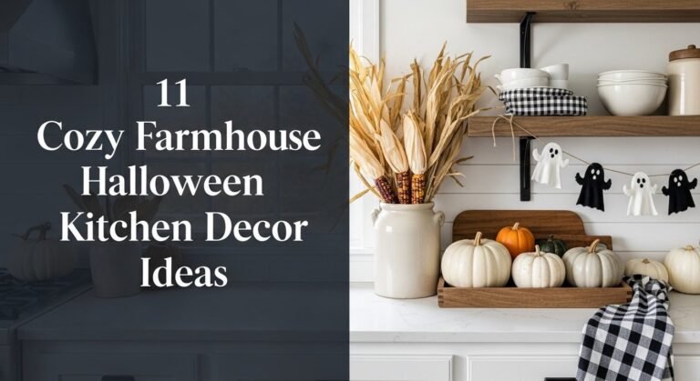 11 Cozy Farmhouse Halloween Kitchen Decor Ideas for [year]